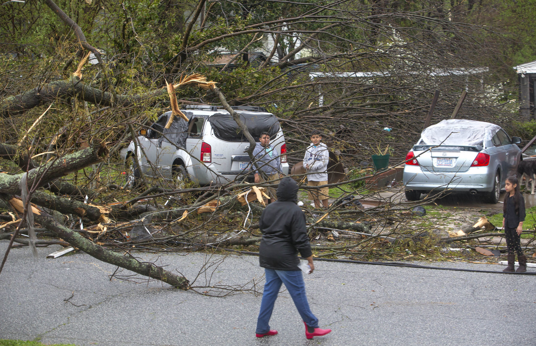 Tornado aftermath